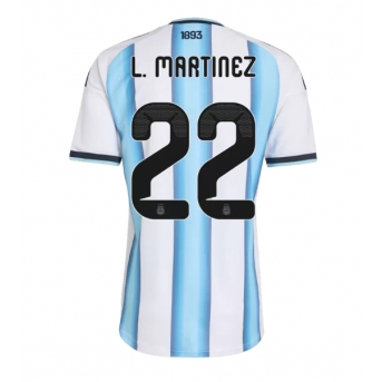 Billige Fotballdrakt Argentina Lautaro Martinez #22 Replika Hjemmedrakt Dame VM 2026 Kortermet